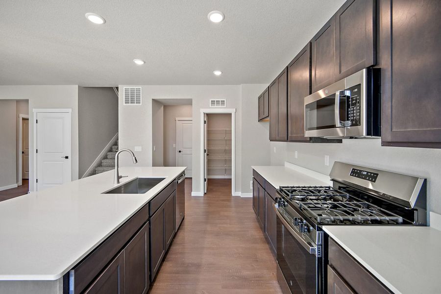 Furnished interior view inside a new home in Aspen Ranch, Fountain (Image 11).