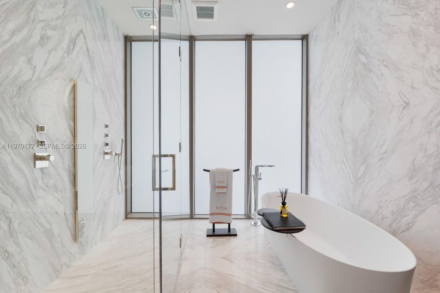 Furnished interior view inside a new home in , Miami (Image 7).