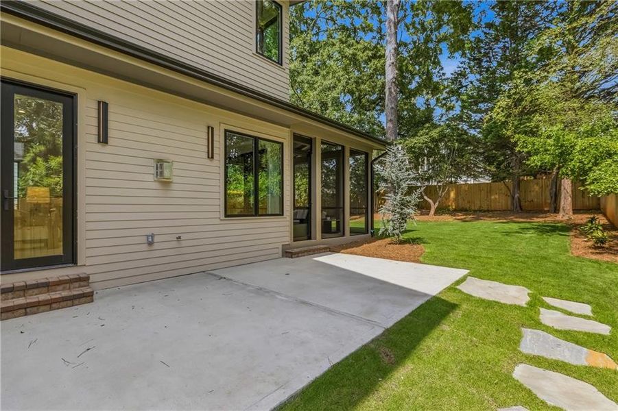 Exterior details and patio area of a home in , Decatur (Image 35). Exterior details and patio area of a home in , Decatur (Image 35).