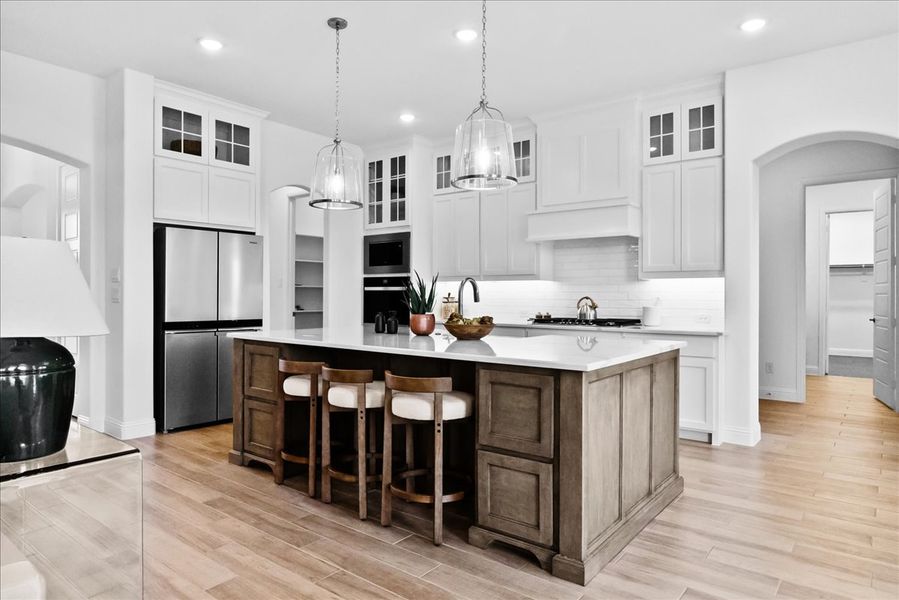 Furnished interior view inside a new home in Vintage Oaks, Weatherford (Image 12).