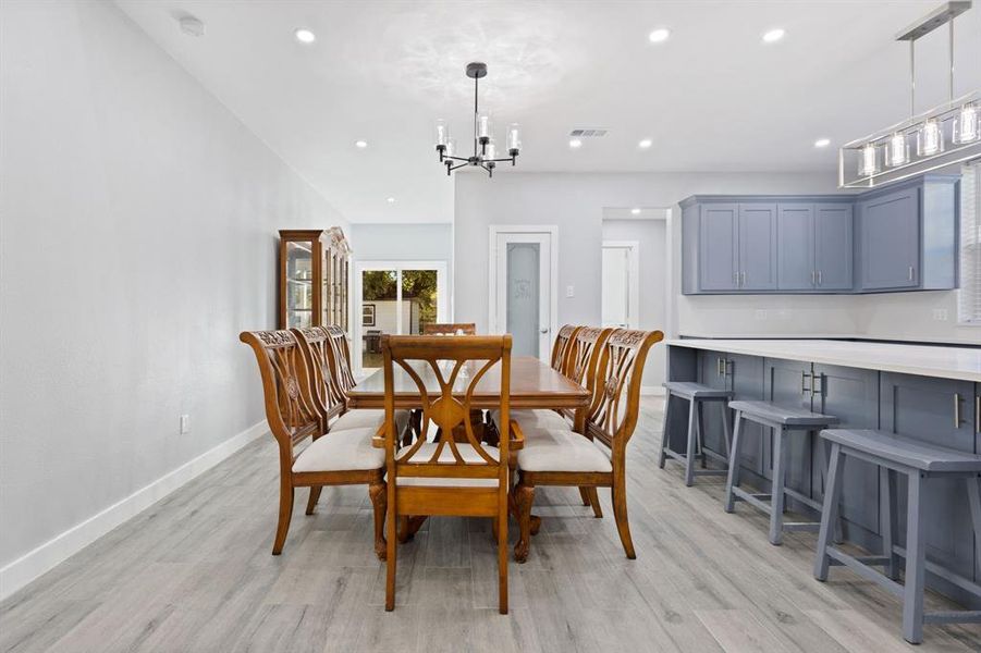 Furnished interior view inside a new home in , Pecan Gap (Image 29).