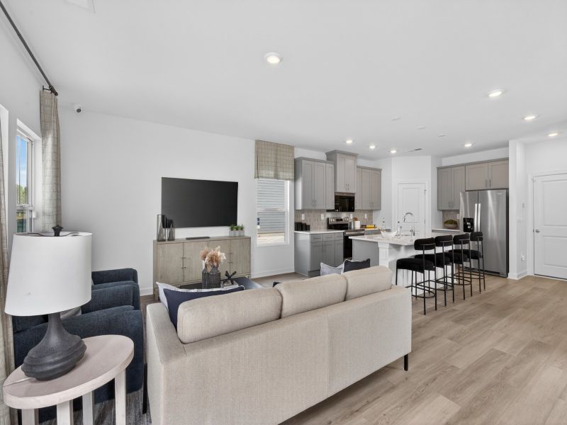 Furnished interior view inside a new home in Nolen Farm, Gastonia (Image 6).