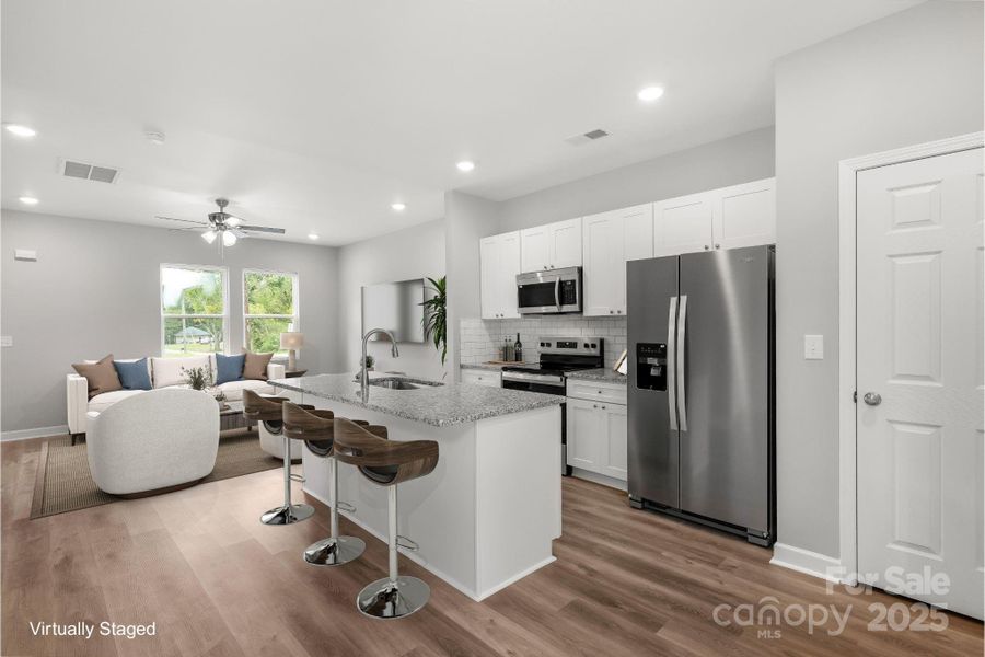 Furnished interior view inside a new home in , East Spencer (Image 7).