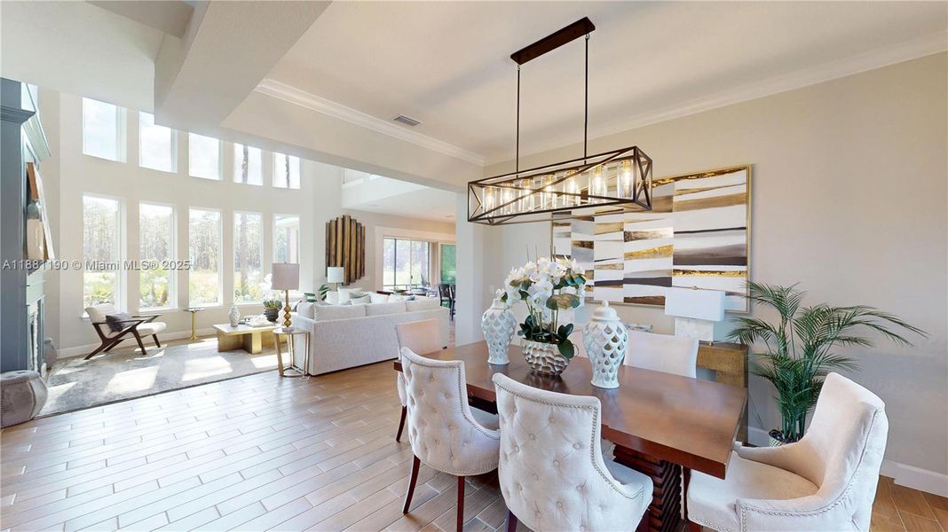 Furnished interior view inside a new home in Westlake Single Family, Ormond Beach (Image 6). Furnished interior view inside a new home in Westlake Single Family, Ormond Beach (Image 6).