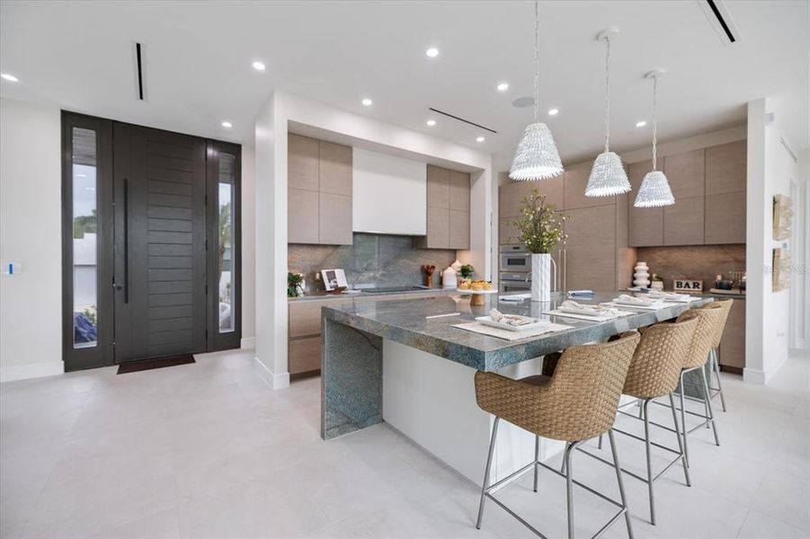 Furnished interior view inside a new home in , Longboat Key (Image 69).