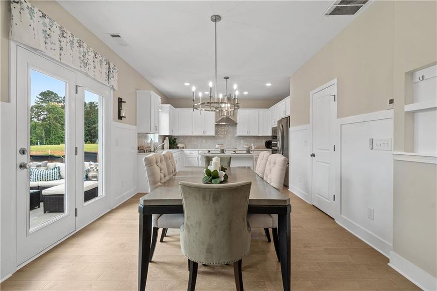 Furnished interior view inside a new home in Hickory Heights, Acworth (Image 12).