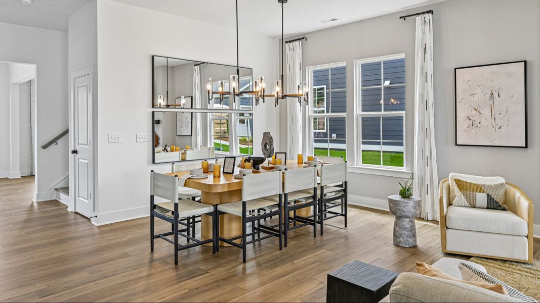 The Westport Plan by DRB Homes in Miller Farm - Living space The Westport Plan by DRB Homes in Miller Farm - Living space