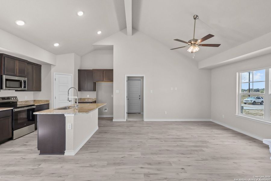 Furnished interior view inside a new home in , Poteet (Image 6).