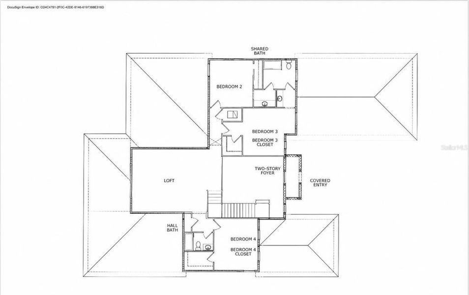 2D floor plan layout of this home in , Montverde, FL (Image 5). 2D floor plan layout of this home in , Montverde, FL (Image 5).