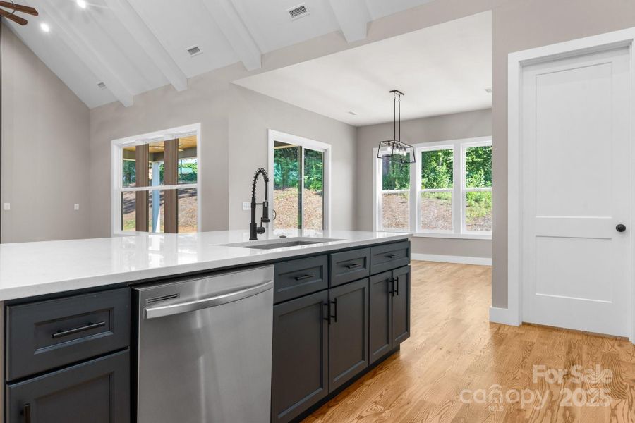 Furnished interior view inside a new home in , Hickory (Image 31).
