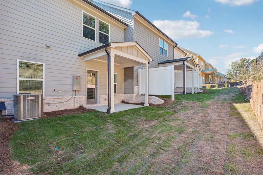 Rear Exterior with Covered Patio Rear Exterior with Covered Patio
