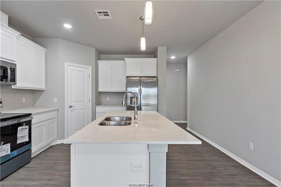 Furnished interior view inside a new home in , Bryan (Image 6). Furnished interior view inside a new home in , Bryan (Image 6).
