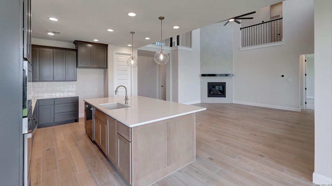 Furnished interior view inside a new home in Kallison Ranch, San Antonio (Image 10).