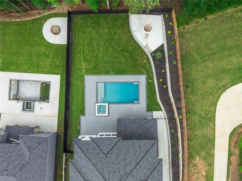 Exterior details and patio area of a home in , Sugar Hill (Image 31). Exterior details and patio area of a home in , Sugar Hill (Image 31).