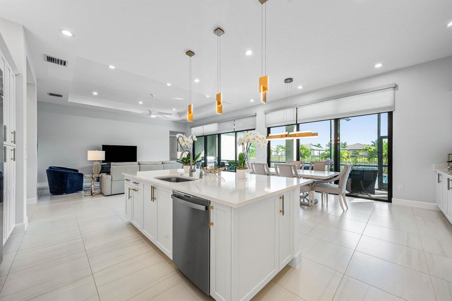 Furnished interior view inside a new home in Valencia Grand, Boynton Beach (Image 5). Furnished interior view inside a new home in Valencia Grand, Boynton Beach (Image 5).