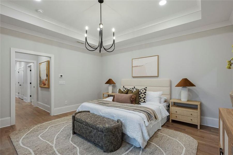 Furnished interior view inside a new home in , Atlanta (Image 14).