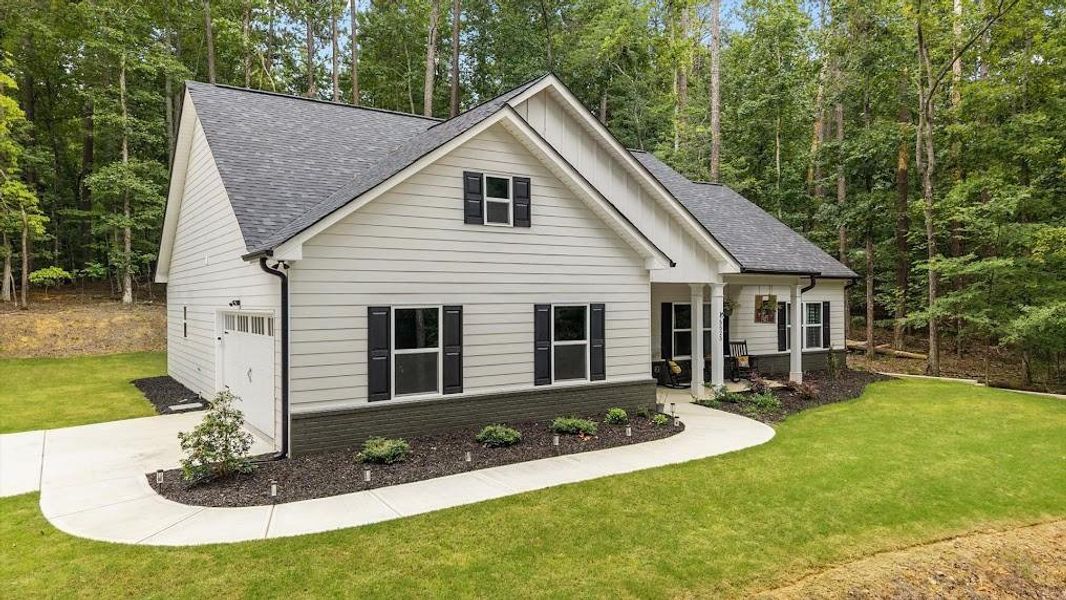 Front exterior of a new home in , Villa Rica, GA, highlighting curb appeal (Image 24).