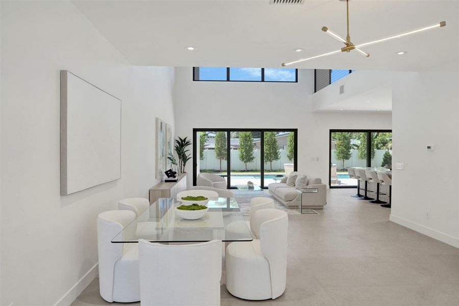 Furnished interior view inside a new home in , Lighthouse Point (Image 8).