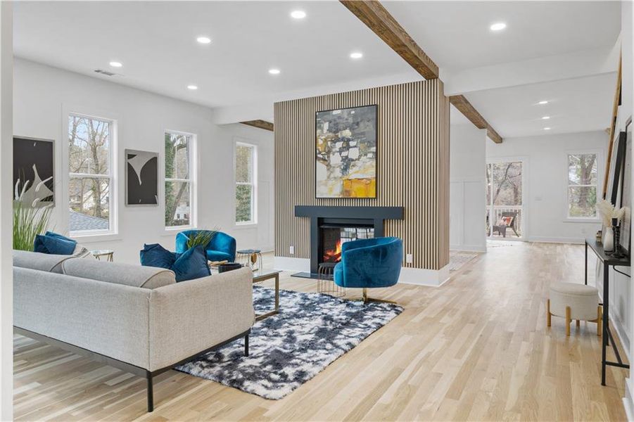 Furnished interior view inside a new home in , Decatur (Image 11).