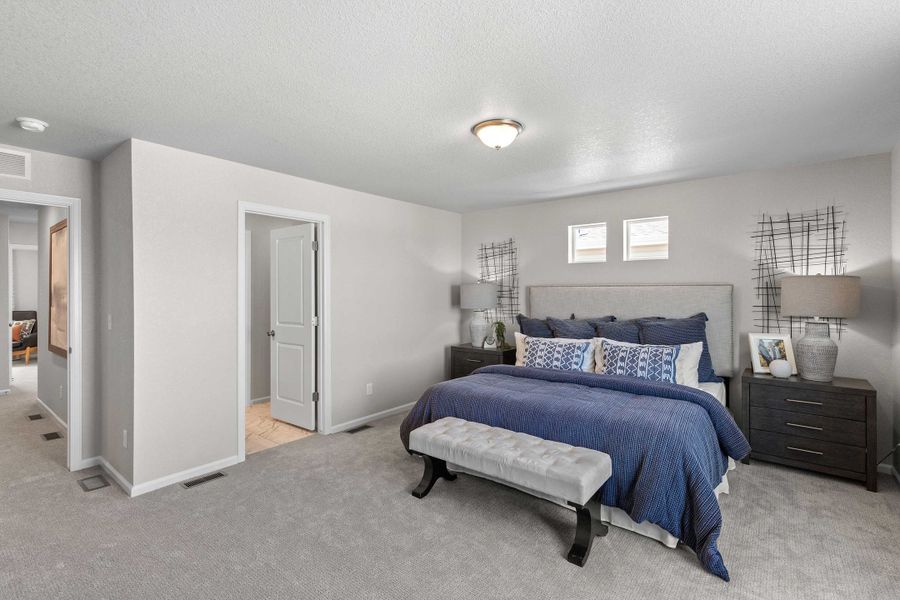 Furnished interior view inside a new home in Green Valley Ranch, Aurora (Image 13).