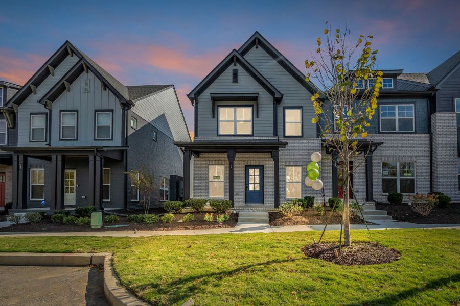 Front exterior of a new home in Anderson Park, Hendersonville, TN, highlighting curb appeal (Image 2). Front exterior of a new home in Anderson Park, Hendersonville, TN, highlighting curb appeal (Image 2).