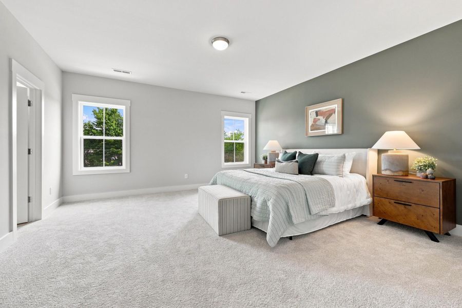 Furnished interior view inside a new home in Golden Gate, High Point (Image 12).