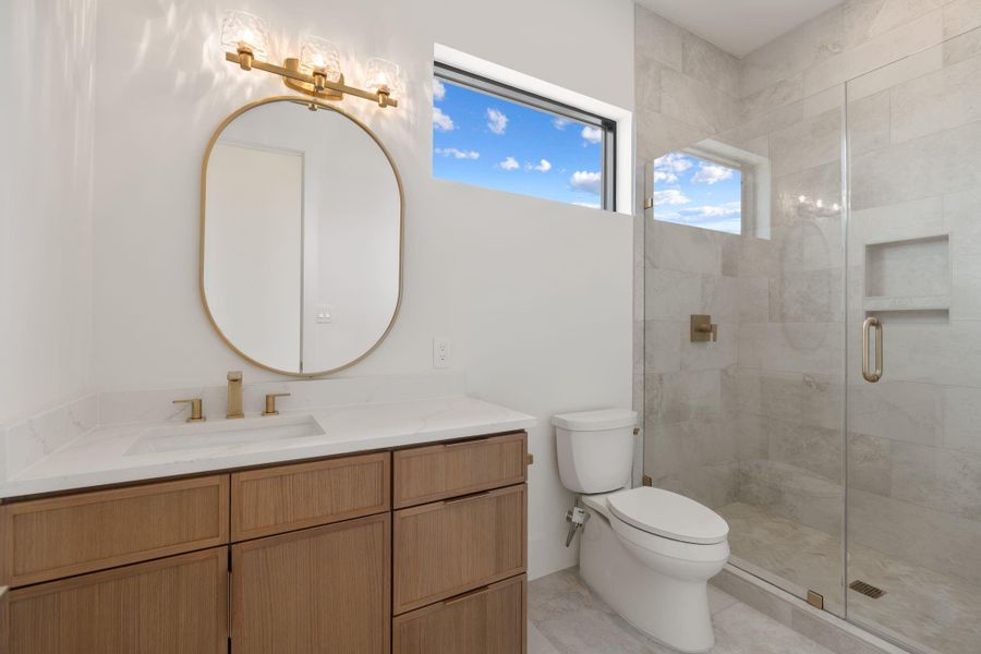 Furnished interior view inside a new home in , Houston (Image 18).