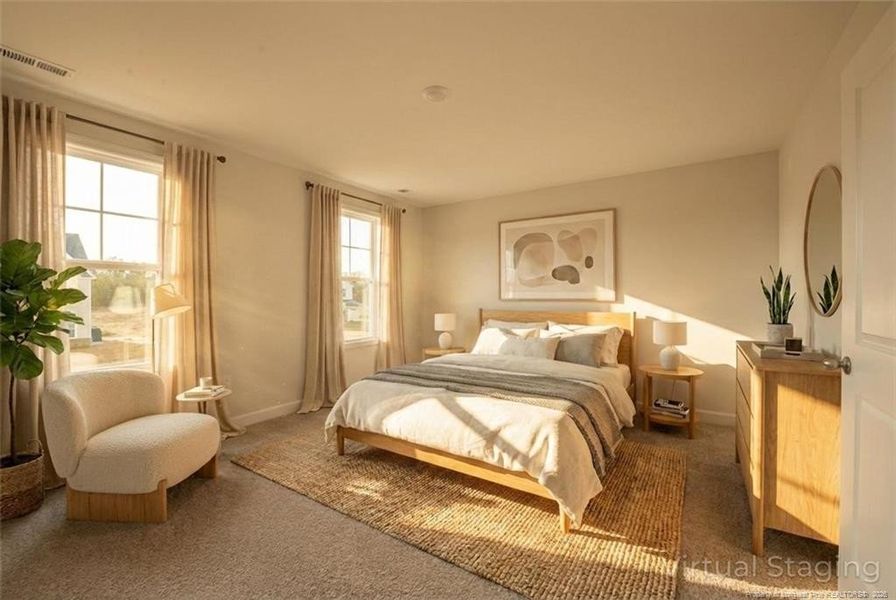 Primary Suite - Virtually Staged