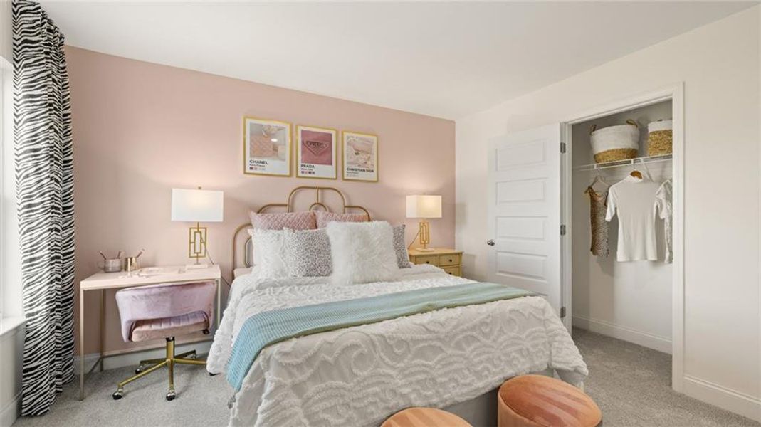 Furnished interior view inside a new home in The Gates at Pates Creek, Hampton (Image 34).