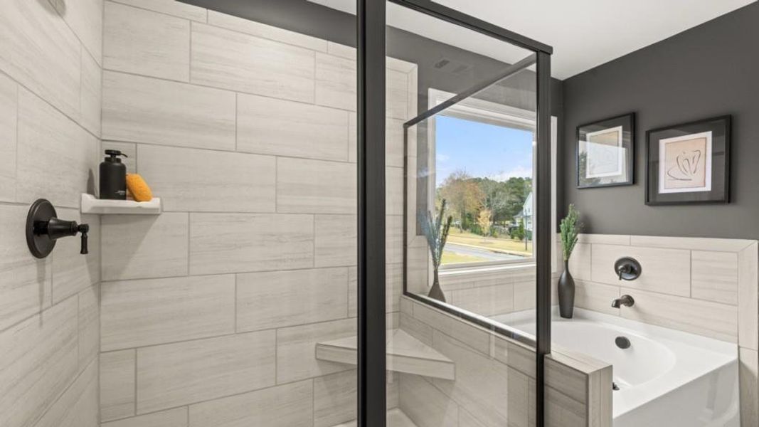 Furnished interior view inside a new home in Thalley Creek Estates, Cumming (Image 51).