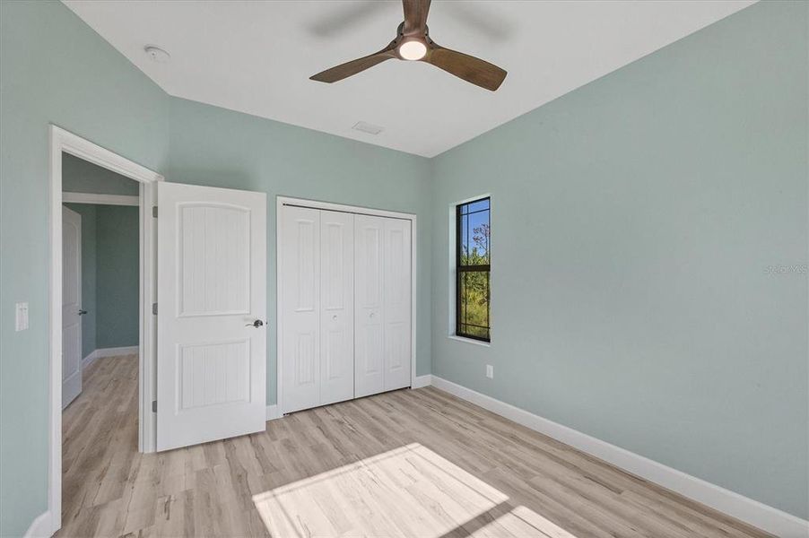 Bedroom 3 with Built-In Closet