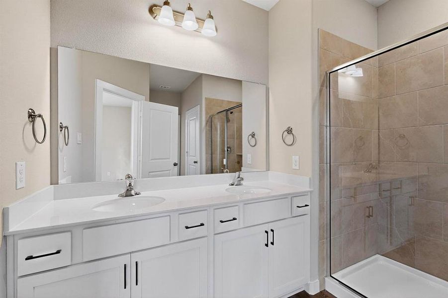 Furnished interior view inside a new home in Solterra Texas, Mesquite (Image 14).