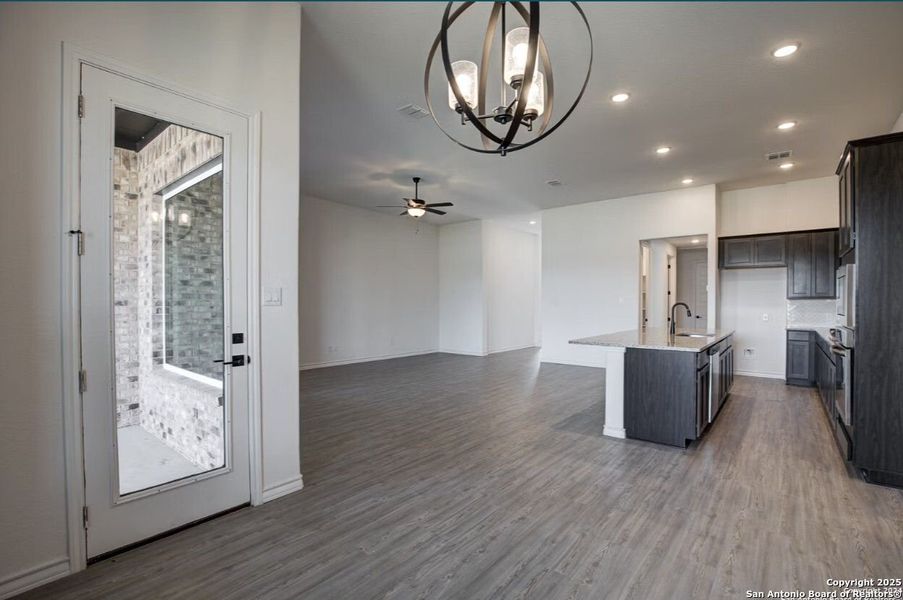 Furnished interior view inside a new home in The Reserve at Potranco Oaks, Castroville (Image 52).