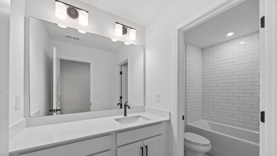 The Fairfield by DRB Homes in Farms at Bellingham Mooresville NC - Bathroom