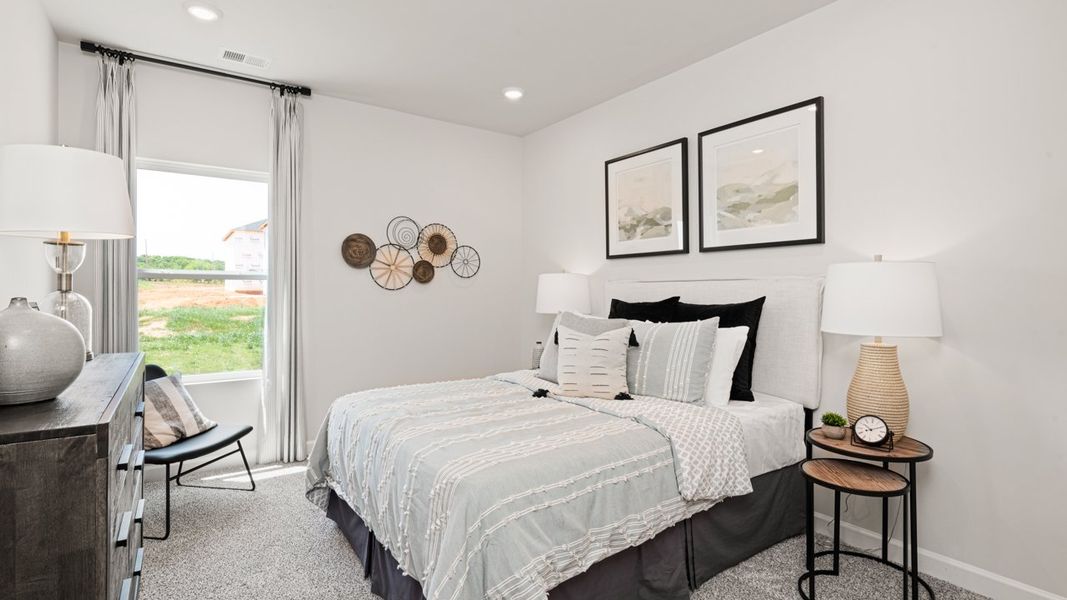 Representative furnished interior of a home built from the Johnson by Meritage Homes in Riverwood Farm, Piedmont (Image 10).