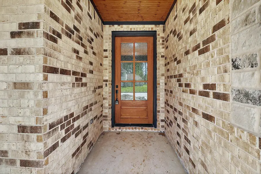Exterior details and patio area of a home in , Crosby (Image 3).