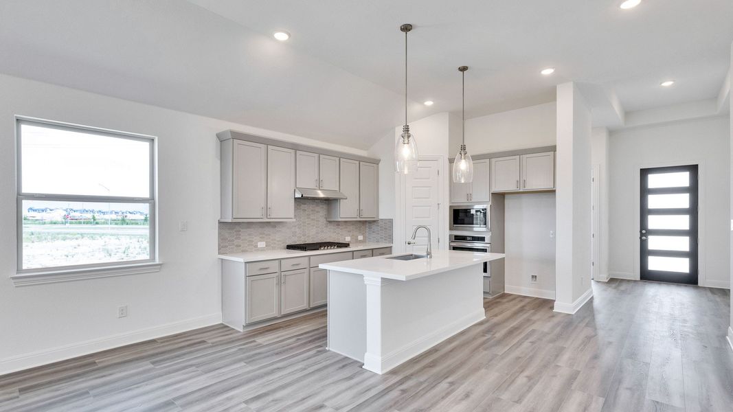 Furnished interior view inside a new home in Preserve at Lakeside Meadows, Pflugerville (Image 10).