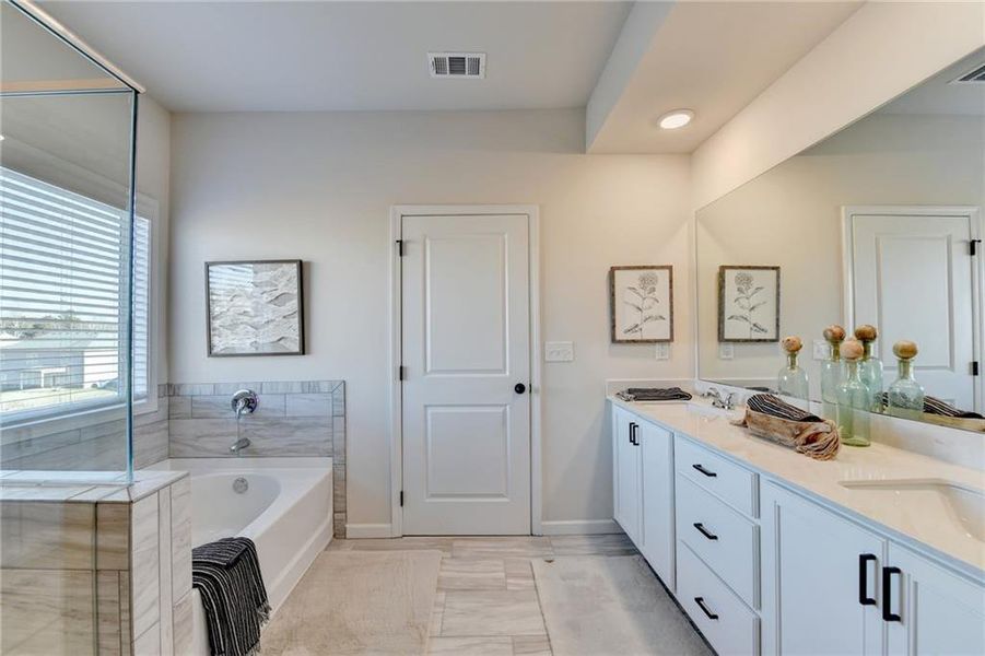 Furnished interior view inside a new home in , Auburn (Image 26).