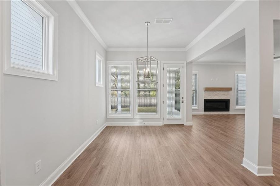 Spacious, unfurnished interior of a new home in Promenade at Sawnee Village, Cumming (Image 20).