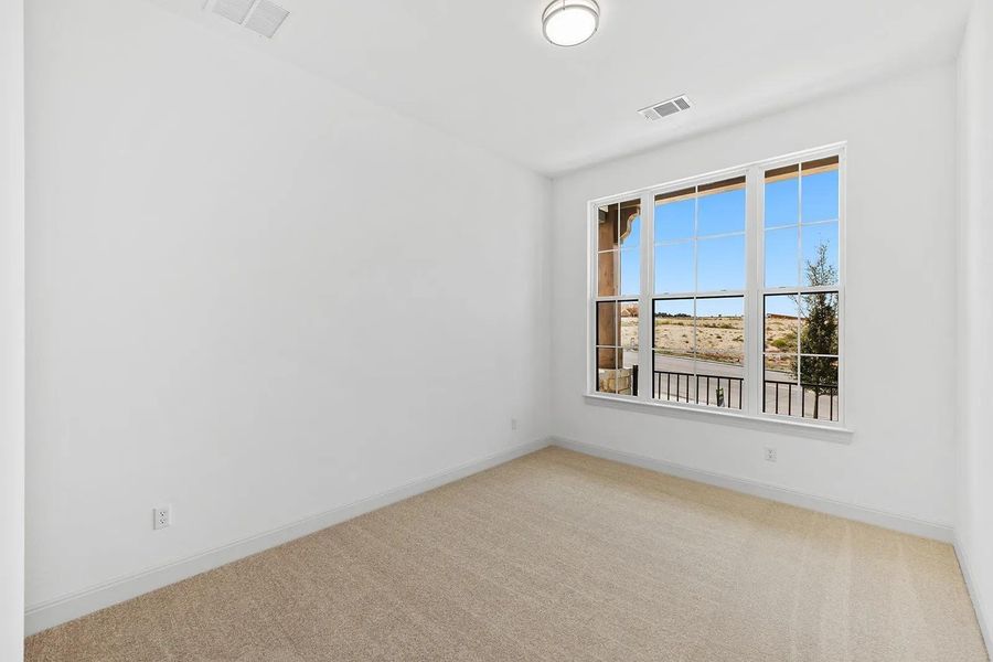 Spacious, unfurnished interior of a new home in Lariat - 70', Liberty Hill (Image 15). Spacious, unfurnished interior of a new home in Lariat - 70', Liberty Hill (Image 15).