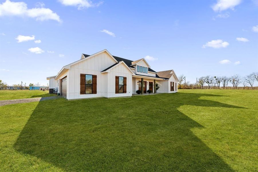 Exterior details and patio area of a home in , Terrell (Image 3). Exterior details and patio area of a home in , Terrell (Image 3).