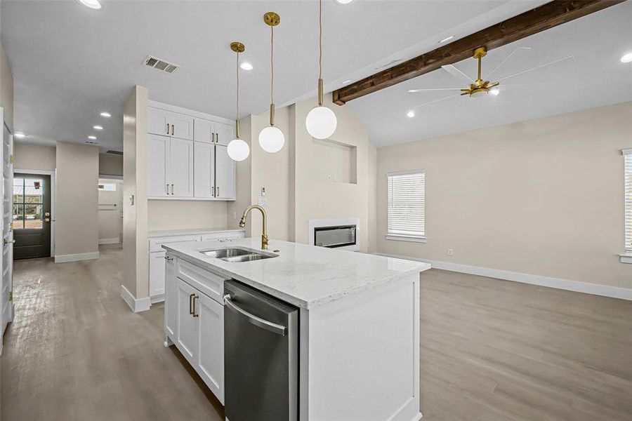 Furnished interior view inside a new home in , Granbury (Image 13).
