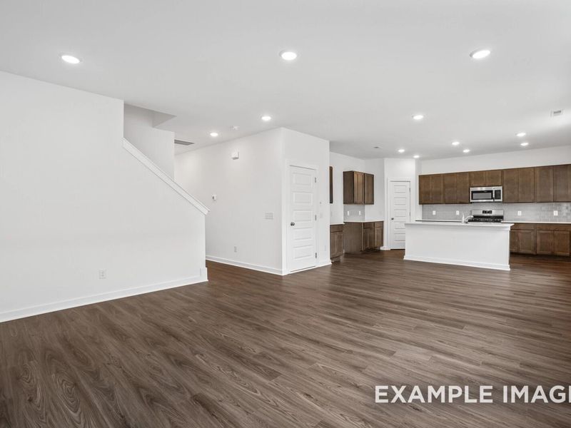 Representative unfurnished interior of a home built from the The Logan C by Davidson Homes LLC in Sage Farms, White House (Image 30).