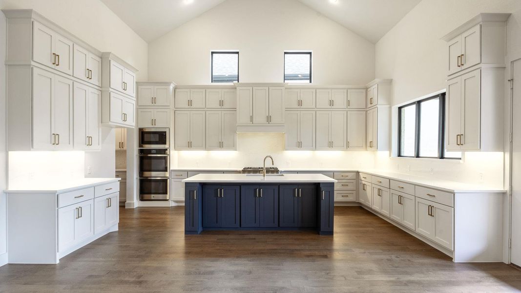 Furnished interior view inside a new home in Palmera Ridge 70', Leander (Image 6).