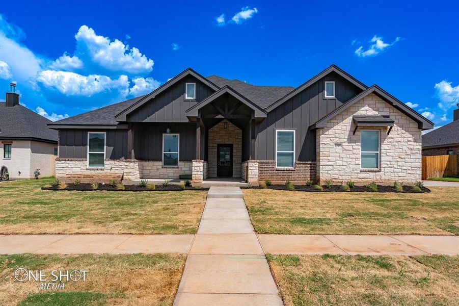 Front exterior of a new home in , Abilene, TX, highlighting curb appeal (Image 21).
