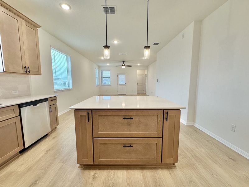 Furnished interior view inside a new home in Sage Hollow, Kyle (Image 8).