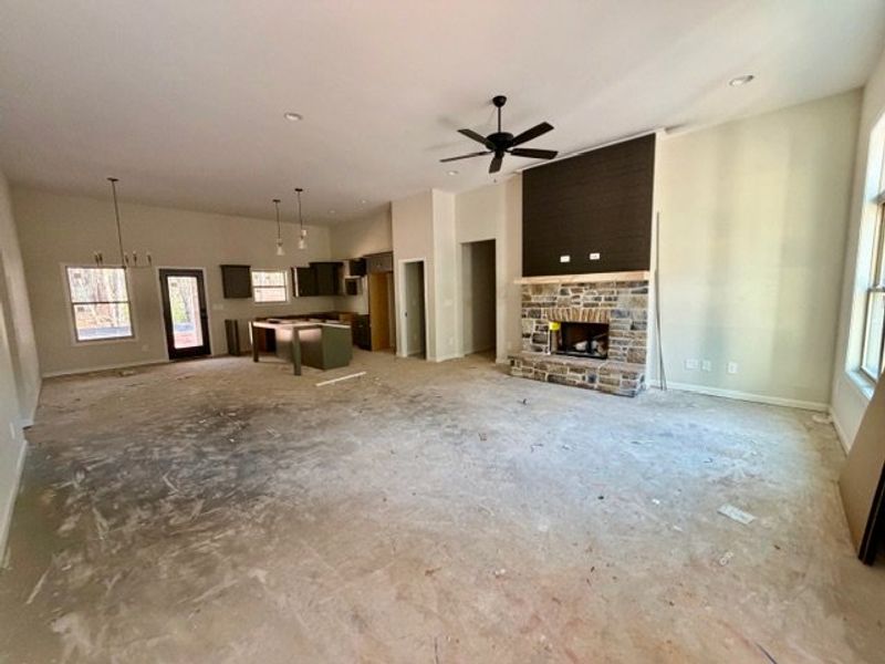 In-progress construction of a new home in Forrest Farms, Greenville, GA (Image 3).