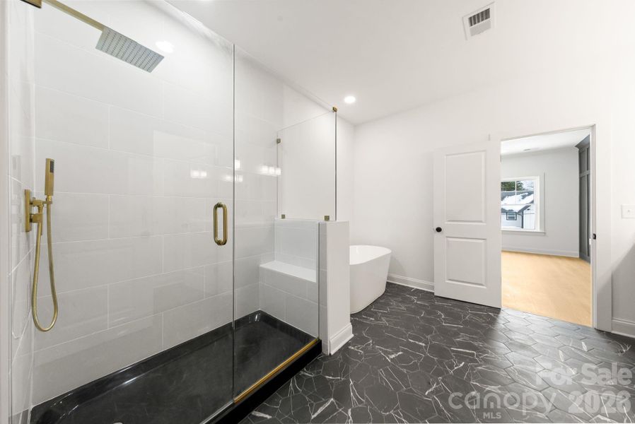 Furnished interior view inside a new home in , Charlotte (Image 9).