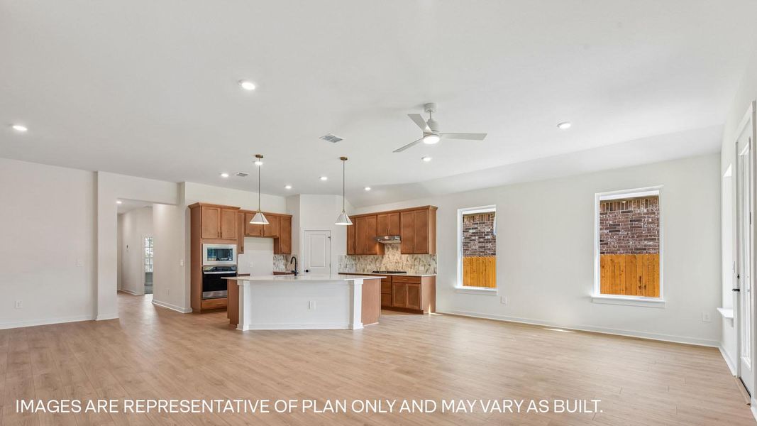 Furnished interior view inside a new home in Rosenbusch Ranch, Leander (Image 6).