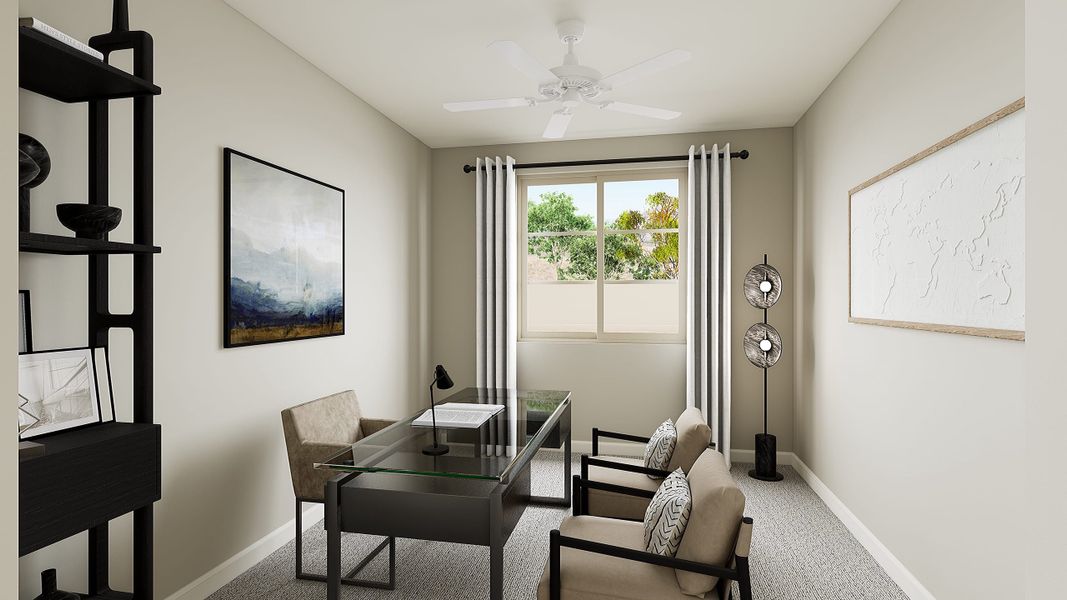 Representative furnished interior of a home built from the Laguna Plan 3513 by Tri Pointe Homes in Terraza, San Tan Valley (Image 8).